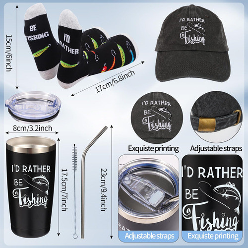 Regalos De Pesca 8 Piezas I D Rather Be Fishing Ews 1