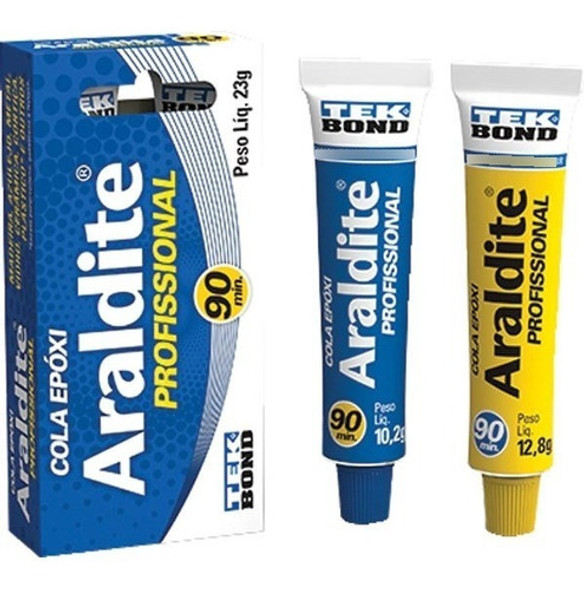 Cola Epóxi Araldite Profissional 90 Minutos Tek Bond 0