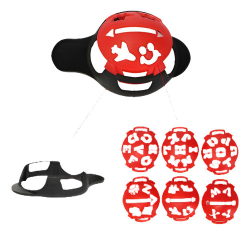 6 En 1 Golf Ball Liner Marcador Plantilla De Línea De Dibujo 0