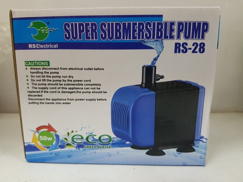Bomba De Agua Sumergible 50 W 3000 L/hora 2 Mts Altura 1