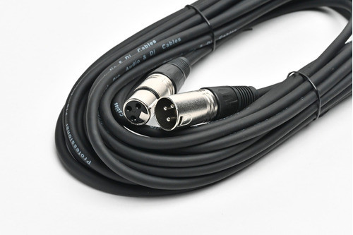 Cable Profesional Pro Audio Canon Xlr 9,1 Mts Negro Cuota 0