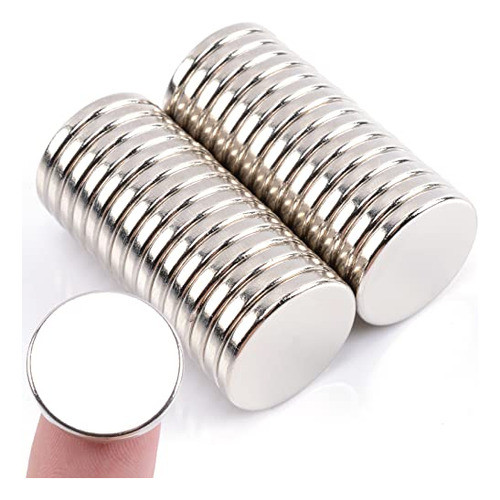 Imanes De Neodimio Redondos Super Fuertes 20x3mm / X30u 0