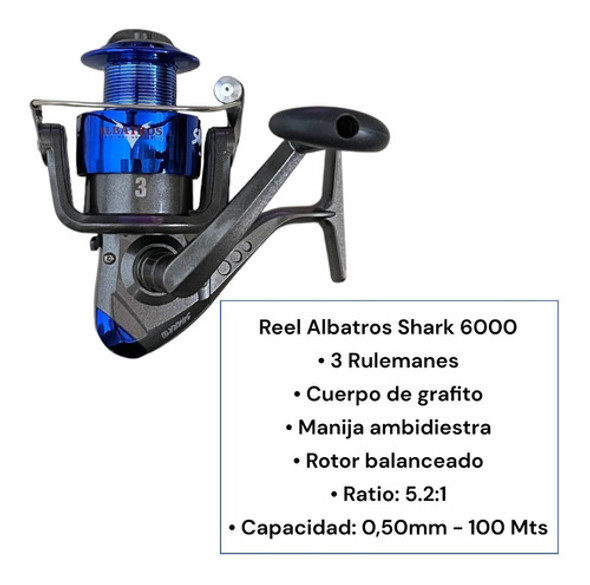 Kit Combo Equipo De Pesca Caja Completa Caña 3 Tramos Reel 1 Kit Combo Equipo De Pesca Caja Completa Caña 3 Tramos Reel 1