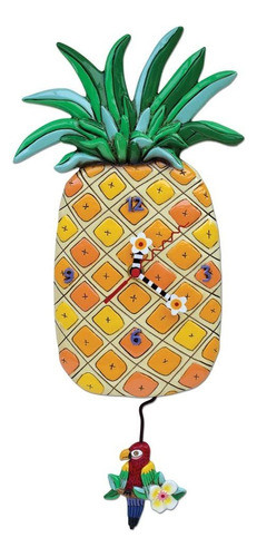 Allen Designs Island Time - Reloj De Piña 0