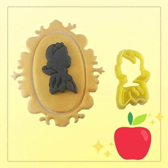 Cortador Silhueta Rosto Da Branca De Neve 5cm 0
