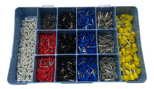 Kit Cx Org + Alicate D/crimpar + Terminais Ilhos 0,5mm/ 16mm 1