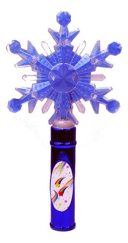 Varita Luminosa Diseño Copo De Nieve Con Luz 0