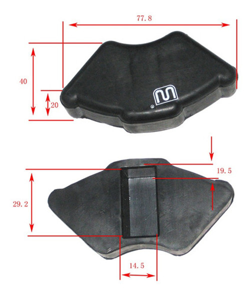 Goma Porta Plato Yamaha Set Gts/fz16 1 Goma Porta Plato Yamaha Set Gts/fz16 1