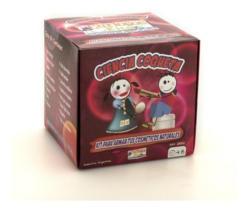 Juego Ciencia Coqueta Curiosos Kits Experimentos Cosméticos 0