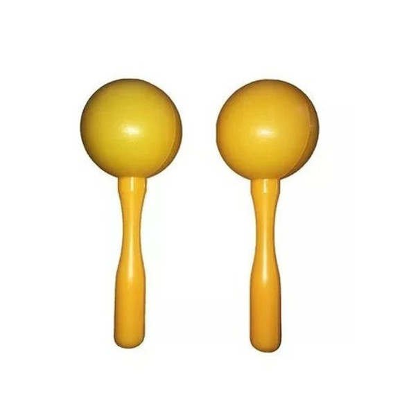 Maraca Plástica Infantil Denver Dp273 X Par Colores. 0