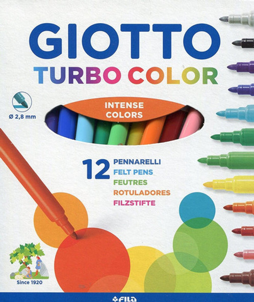 Giotto Marcadores Finos 12 Colores - Mosca 1