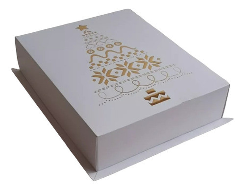 1 Caja Degustacion Navidad 4 Divisiones  25x20x6 0