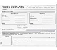 Recibo Salario Com 100 Folhas Com 10 Talões Tilibra 0