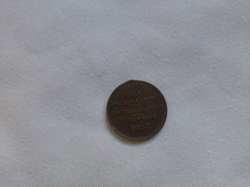 Medalla Societa Italiana, Barracas Al Sud 1893, Podesta 1