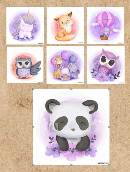 Plantillas Sublimacion Remeras Cojines Animalitos Tiernos 1 1