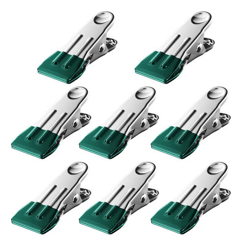 Prendedor Roupas Inox Multiuso Premium Mola Forte Kit 24un 0