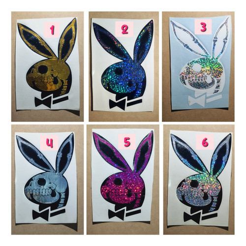 Conejo Playboy 2 Colores Calcomanias Plotter De Corte Tuning 0