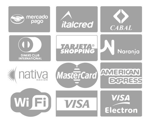 Vinilo Esmerilado Wifi Y Tarjetas De Crédito 1