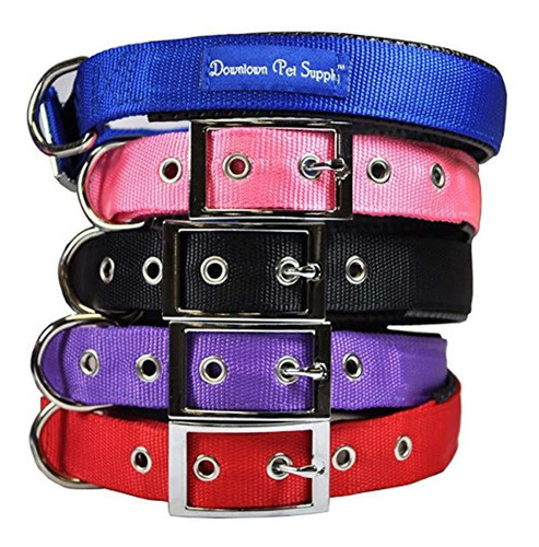 Collar De Perro Grueso De Lujo Ajustable Para Mascotas En El 0
