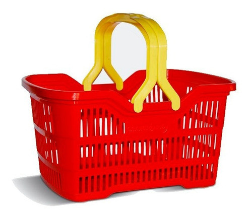Cesto Canasto Shopping Autoserv Rectang C/ Manija Colombraro 0