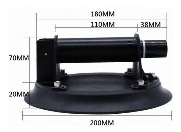 Ventosa De Vácuo De 8 Polegadas 1