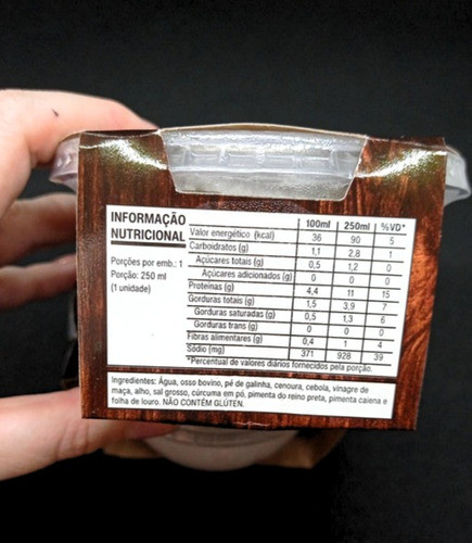Caldo De Osso (bone Broth) - Caixa C/ 16 Potes 250ml - 4 Lts 1