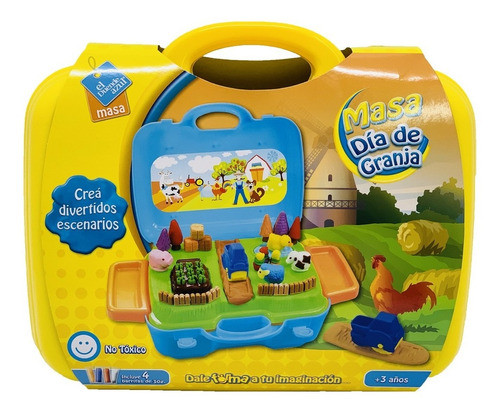 El Duende Azul Masa Maletin Dia De Granja Art 6842 Loonytoys 0