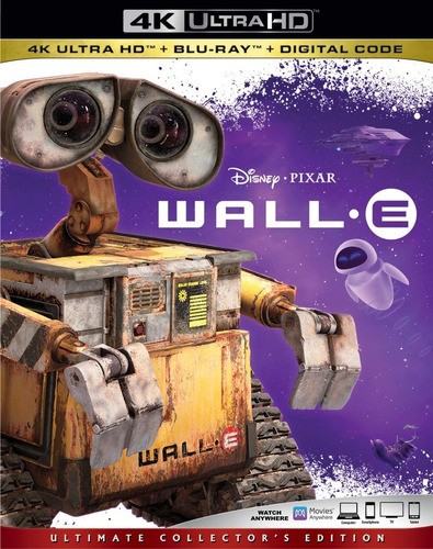 4k Ultra Hd + Blu-ray Wall-e / Walle / De Disney Pixar 0