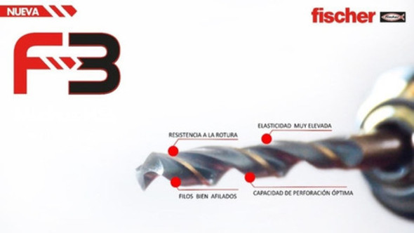 Mecha Acero Rapido Fischer 4,5 Mm Hss Din 338 F3 X 3 Unid. 1