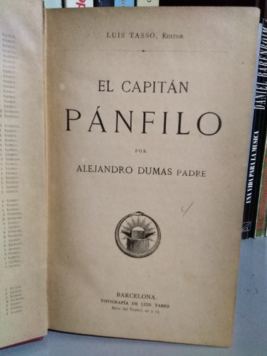 El Capitan Pánfilo - Alejandro Dumas Padre -sólo Envíos 1