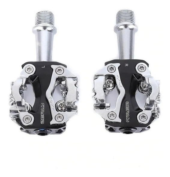 Pedales Mtb Automáticos Con Calas Zeray Zp-108s Rulemanes 0