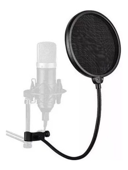 Filtro Anti-ruído Microfone Pop Filter Pop Shield 0