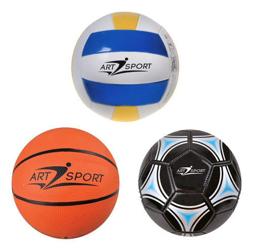 Kit Bolas Esportivas P/ Recreação Vôlei Basquete E Futebol 0