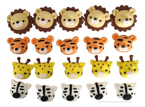 Apliques Animalitos  Porcelana Fría 0