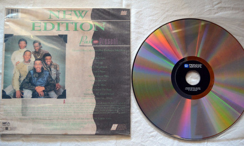 Frt Grátis New Edition - Past Present (raro) Laserdisc Ld 1