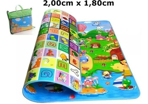 Tapete Gigante Térmico Tatame Infantil Educativo Para Bebê 0