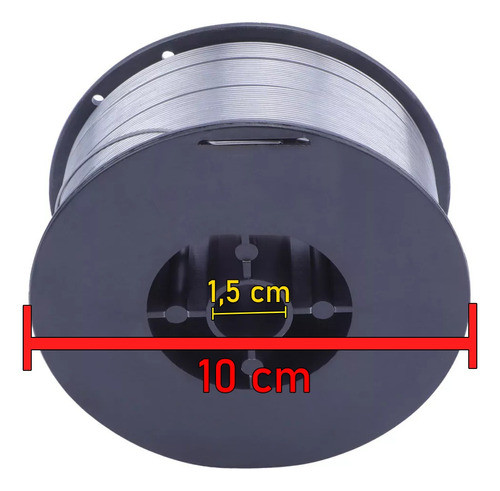 Combo 3 Alambres Soldar Mig Sin Gas Flux 0,8mm X 1 Kg 1