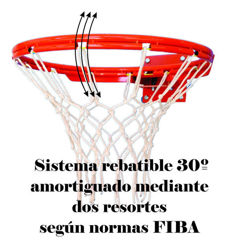 Aro Basquet Profesional Macizo Rebatible Modificado Cliente 1