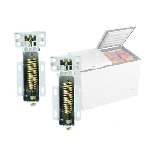 Kit C/2 Dobradicas Com Mola Freezer Consul Chb53 - Original 0