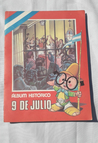 Album De Figuritas Historico 9 De Julio / Anteojito Completo 0