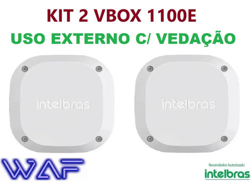 Caixa Plástica Proteção Ip66 Cftv Intelbras Vbox 1100e 2 Pçs 1