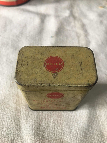 Lata Antigua Holandesa Pastillas Para La Úlcera Roter Vacía 1