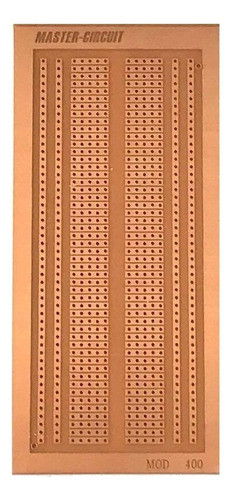 . Placa Tipo Tábua De Ensaio Fenólica Perfurada 7x14,5cm X5 0