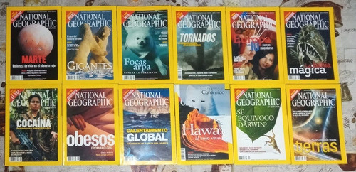 Revistas National Geografic Coleccion 2004 0