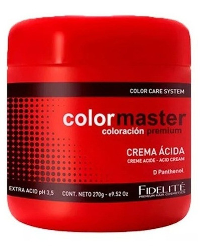 Fidelité Colormaster Crema Extra Ácida Ph3,5 D-pantenol 0