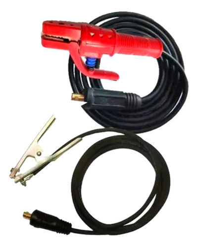 Pinza Porta Electrodo 300a Masa Cable 25mm2 Borne Bronce Kit 0