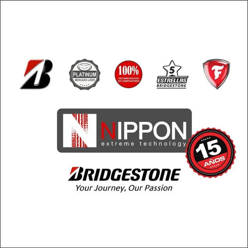 Kit Colocación Auto +2 Balanceos + 2 Válvulas Bridgestone 1