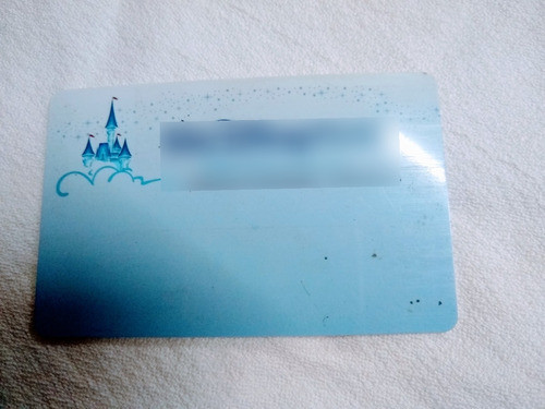 Tarjeta Plastica Antigua De Walt Disney World 0
