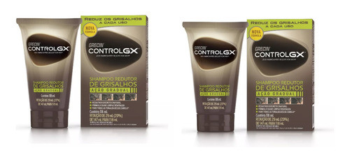 2 X Shampoo Grecin Control Gx  Grises Blancos Canas 0