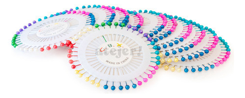 Alfileres Cabeza Perlado Marca Cbx 1 Roseta X 40 Unidades 1
